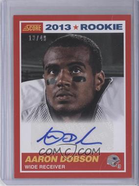 2013 Score - [Base] - Red Signatures #331 - Rookie - Aaron Dobson /49
