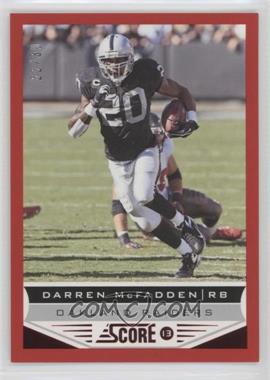 2013 Score - [Base] - Red Zone #154 - Darren McFadden /30