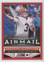 Airmail - Brandon Weeden #/30