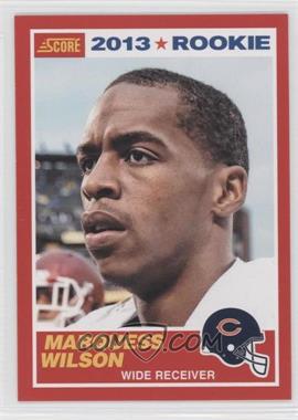 2013 Score - [Base] - Red #402 - Rookie - Marquess Wilson