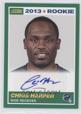 2013 Score - [Base] - Signatures #344 - Rookie - Chris Harper