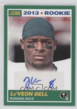 2013 Score - [Base] - Signatures #392 - Rookie - Le'Veon Bell