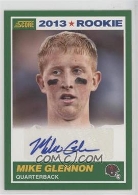 2013 Score - [Base] - Signatures #409 - Rookie - Mike Glennon