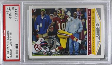 2013 Score - [Base] #214 - Robert Griffin III [PSA 10 GEM MT]