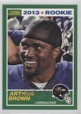 2013 Score - [Base] #338 - Rookie - Arthur Brown