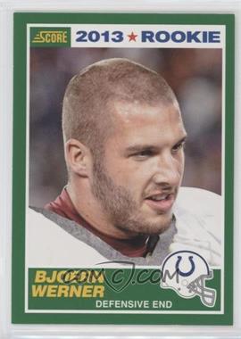 2013 Score - [Base] #340 - Rookie - Bjoern Werner