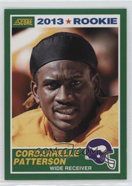 2013 Score - [Base] #351 - Rookie - Cordarrelle Patterson