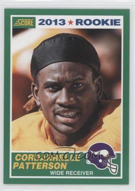 2013 Score - [Base] #351 - Rookie - Cordarrelle Patterson