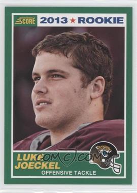 2013 Score - [Base] #394 - Rookie - Luke Joeckel