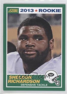 2013 Score - [Base] #423 - Rookie - Sheldon Richardson