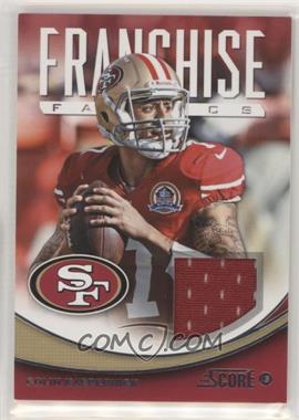 2013 Score - Franchise Fabrics #FF-CK - Colin Kaepernick