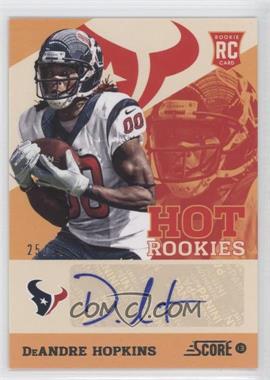 2013 Score - Hot Rookies - Signatures #7 - DeAndre Hopkins /99