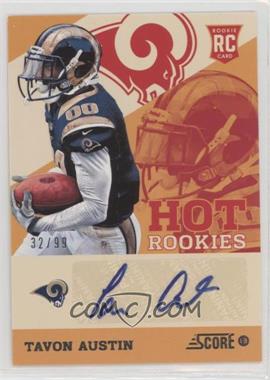 2013 Score - Hot Rookies - Signatures #8 - Tavon Austin /99