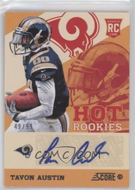 2013 Score - Hot Rookies - Signatures #8 - Tavon Austin /99 [Good to VG‑EX]