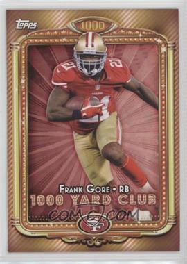 2013 Topps - 1000 Yard Club #20 - Frank Gore