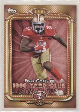 2013 Topps - 1000 Yard Club #20 - Frank Gore