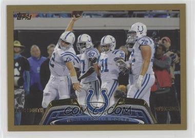 2013 Topps - [Base] - Gold Border #429 - Team Leaders - Indianapolis Colts Team /2013