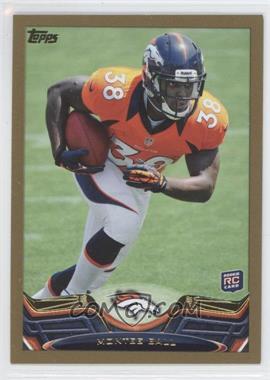 2013 Topps - [Base] - Gold Border #61 - Montee Ball /2013