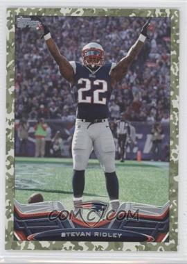 2013 Topps - [Base] - Military Border #111 - Stevan Ridley /399