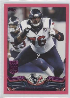 2013 Topps - [Base] - Pink BCA Border #28 - All-Pro - Duane Brown /399