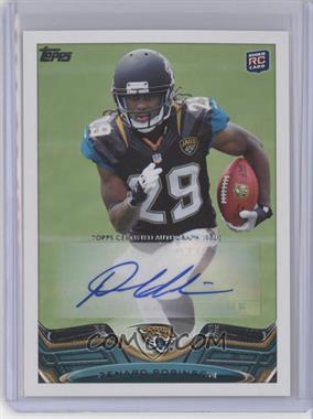 2013 Topps - [Base] - Rookie Autographs #133.1 - Denard Robinson (Running)