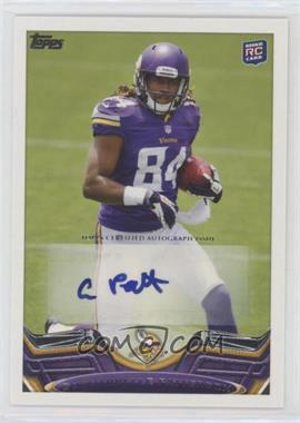 2013 Topps - [Base] - Rookie Autographs #386.2 - Cordarrelle Patterson (Ball in Left Arm)