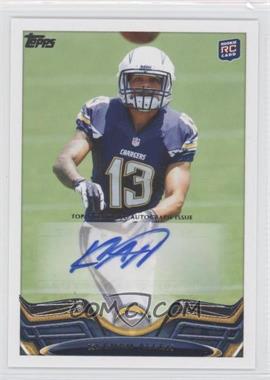 2013 Topps - [Base] - Rookie Autographs #435.1 - Keenan Allen (Holding Ball in Right Hand)