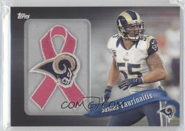 2013 Topps - Blaster Box Commemorative Team Patch Ribbon - BCA #PR-JL - James Laurinaitis