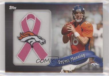 2013 Topps - Blaster Box Commemorative Team Patch Ribbon - BCA #PR-PM - Peyton Manning