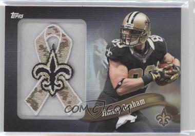 2013 Topps - Blaster Box Commemorative Team Patch Ribbon - Military #PR-JG - Jimmy Graham