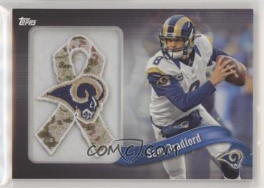 2013 Topps - Blaster Box Commemorative Team Patch Ribbon - Military #PR-SB - Sam Bradford