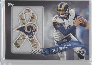 2013 Topps - Blaster Box Commemorative Team Patch Ribbon - Military #PR-SB - Sam Bradford