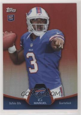 2013 Topps - Blaster Box Holiday Mega Rookie Refractors #MBC-EJM - EJ Manuel