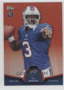 2013 Topps - Blaster Box Holiday Mega Rookie Refractors #MBC-EJM - EJ Manuel