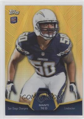 2013 Topps - Blaster Box Holiday Mega Rookie Refractors #MBC-MT - Manti Te'o