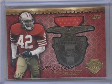 2013 Topps - Legendary Achievement Medals - Gold #LAM-RL - Ronnie Lott /25