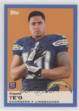 2013 Topps - Retail 1969 Design - Wal-Mart Blue #23 - Manti Te'o