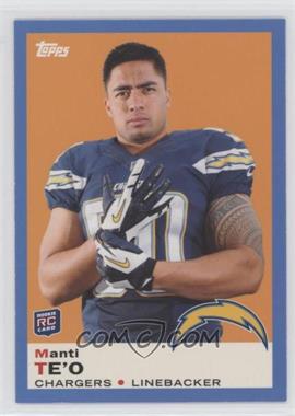 2013 Topps - Retail 1969 Design - Wal-Mart Blue #23 - Manti Te'o