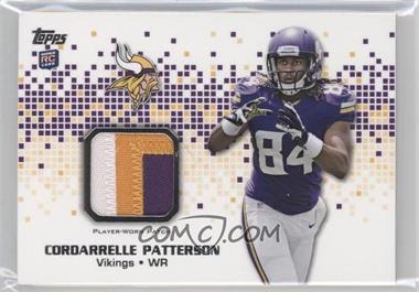 2013 Topps - Rookie Patch #RP-CP - Cordarrelle Patterson