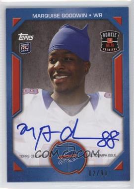 2013 Topps - Rookie Premiere Autographs #RPA-MGO - Marquise Goodwin /90