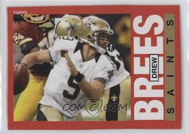 2013 Topps Archives - 1985 Topps Design Box Bottoms #_DRBR - Drew Brees