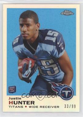 2013 Topps Chrome - 1969 Design - Refractor #7 - Justin Hunter /99