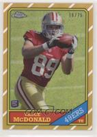 Vance McDonald #/75