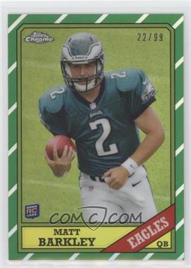 2013 Topps Chrome - 1986 Design - Refractor #3 - Matt Barkley /99