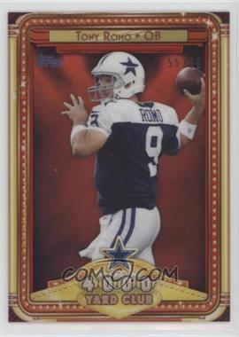 2013 Topps Chrome - 4000 Yard Club - Red Refractor #3 - Tony Romo /99