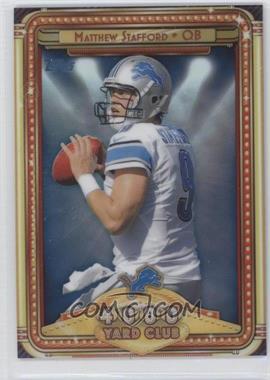 2013 Topps Chrome - 4000 Yard Club #2 - Matthew Stafford