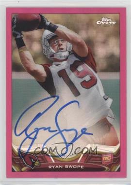 2013 Topps Chrome - [Base] - BCA Pink Refractor Rookie Autographs #55 - Ryan Swope /75