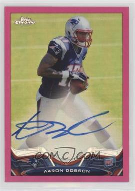 2013 Topps Chrome - [Base] - BCA Pink Refractor Rookie Autographs #65 - Aaron Dobson /75
