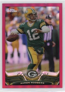 2013 Topps Chrome - [Base] - BCA Pink Refractor #150 - Aaron Rodgers /399