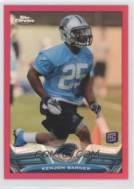 2013 Topps Chrome - [Base] - BCA Pink Refractor #178 - Kenjon Barner /399